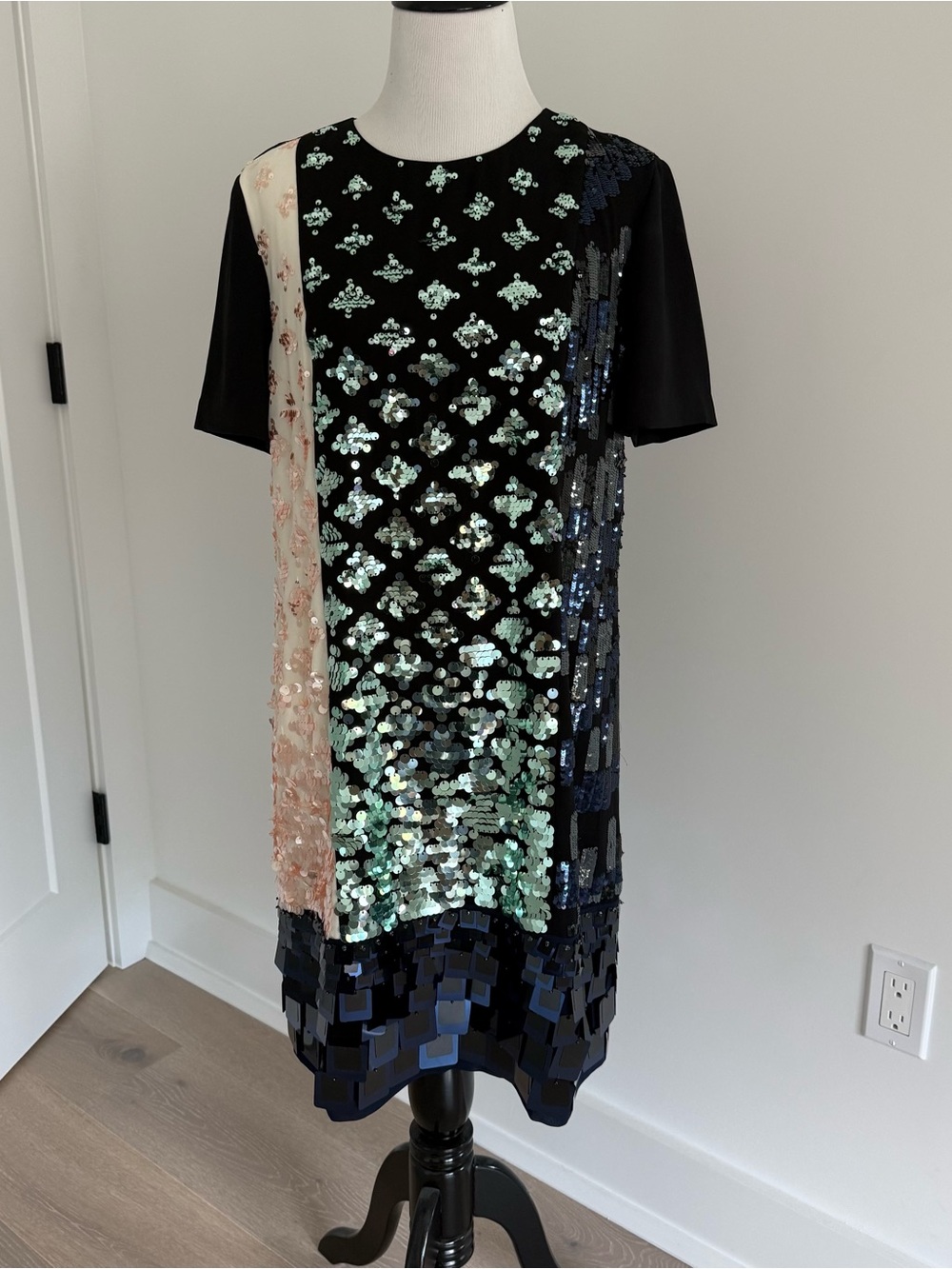 New! Tory Burch Sequin Panel Dress - size 2